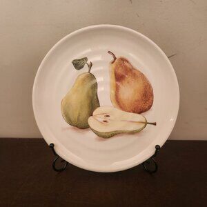 Ceramica Cuore Plate (Pears) Made in Italy 9.5"    NEW